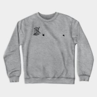 Don Quixote Chasing Windmills Crewneck Sweatshirt